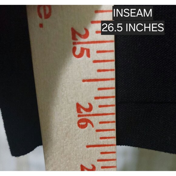 Eileen Fisher Womens Black Stretch Pants Medium - Picture 5 of 6